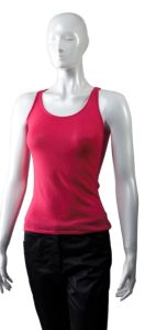 Pure  Cashmere Athletic Tank top  Hand Made  In Nepal