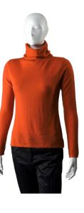 Pure  Cashmere Ladies  cowlneck  sweater  Hand  Made  in  Nepal 