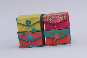 Eco-Friendly Handmade Soft & Durable Nepali Lokta Paper Jewellery Packing Boxes