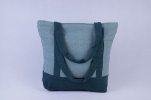 Handwoven Two Toned Cotton Tote Bag