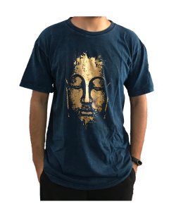 Cotton T-shirt Buddha Print 